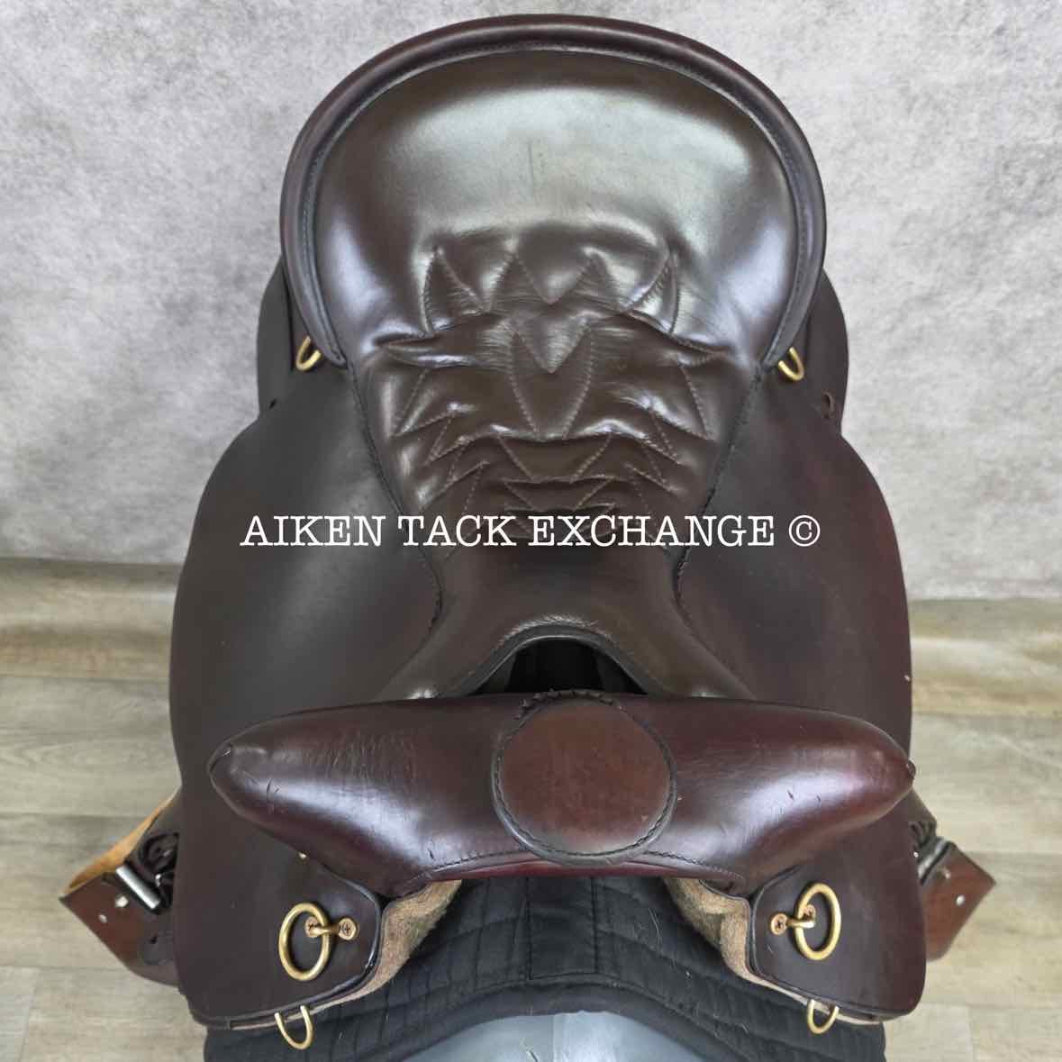 2008 Tucker 260 High Plains Western Saddle, 16.5" Seat, Medium Tree - Semi QH Bars