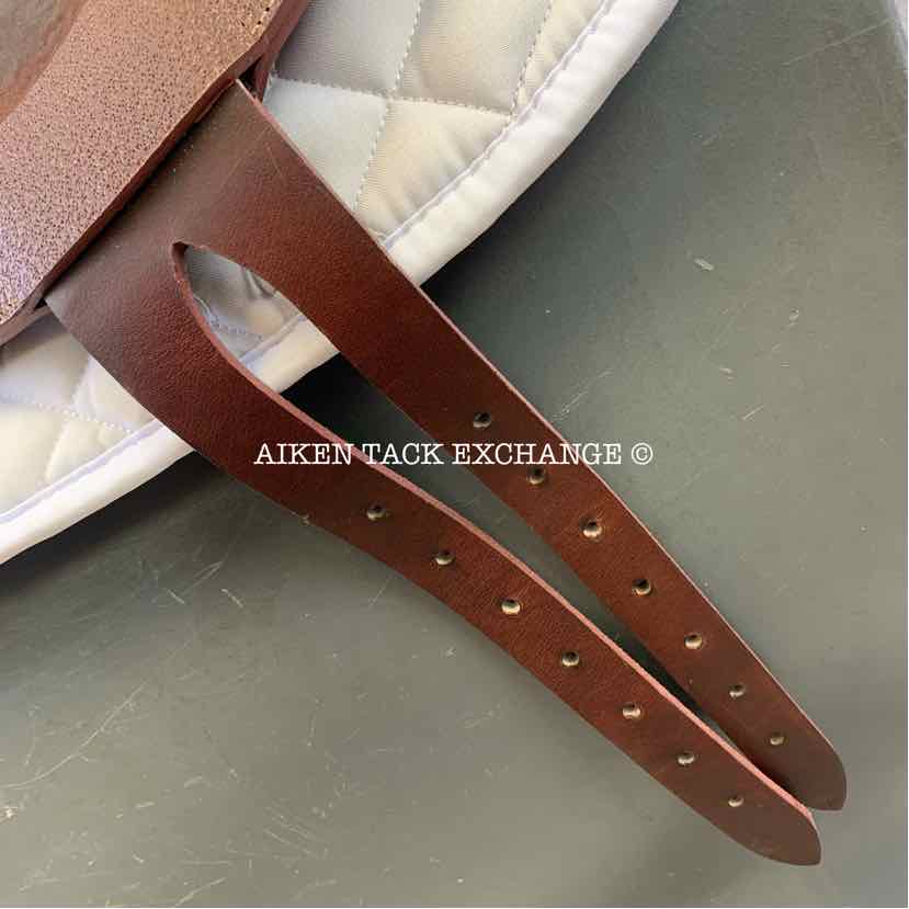 2023 Devoucoux Chiberta K Monoflap Jump Saddle, 16.5" Seat, 0KA Flap, Medium Tree, D3D Panels, Full Buffalo Leather