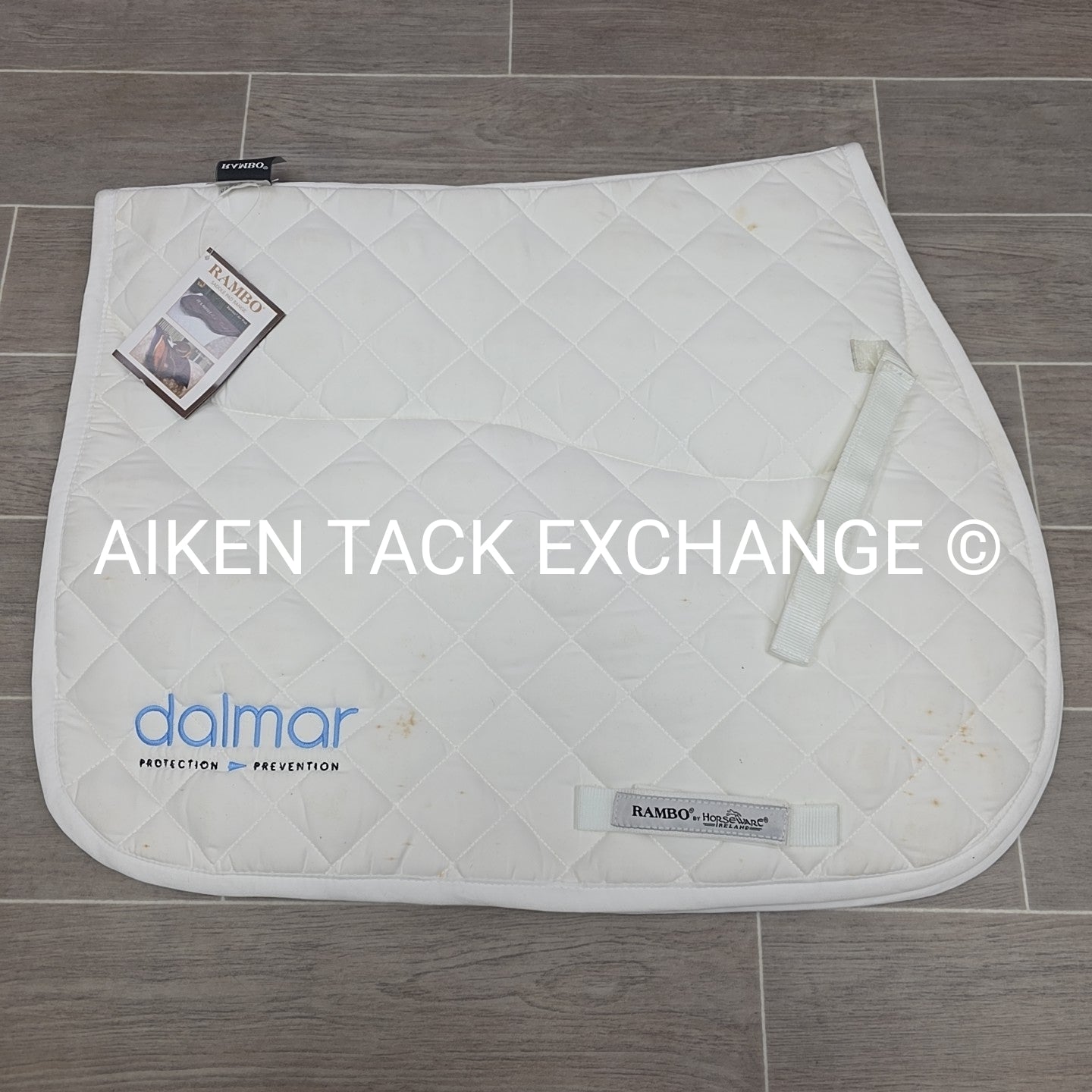 Horseware Rambo All Purpose Saddle Pad, Has Dalmar Logo Embroidery