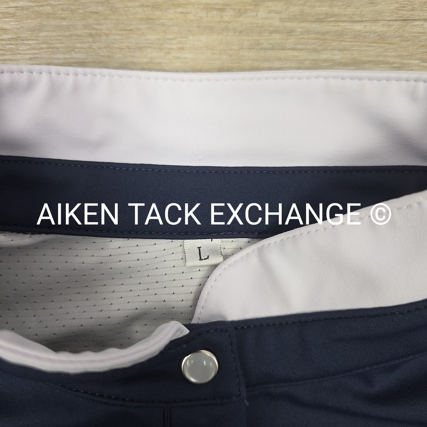 Free Ride Equestrian Devon Short Sleeve Show Shirt, Size Large