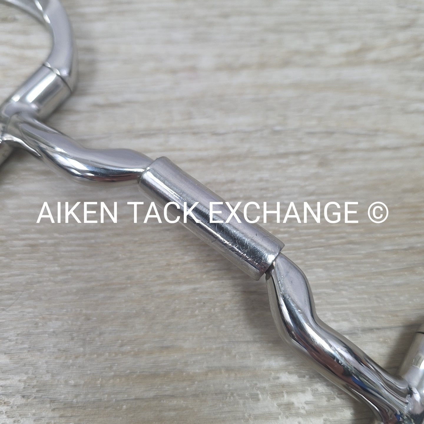 Myler Eggbutt with Hooks and Mullen Forward Tilt Low Ported Brrel MB 36 5"