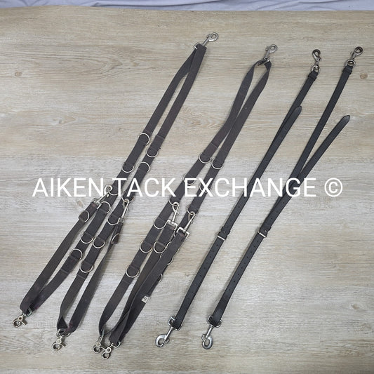 BARGAIN BUNDLE: Cotton Web Balancing Side Reins & Leather Side Reins