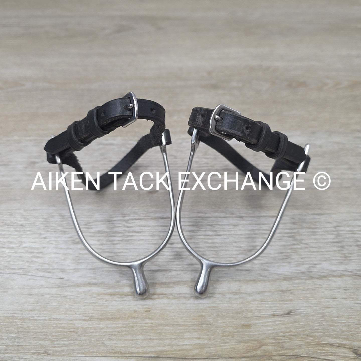 Spurs with Leather Spur Straps