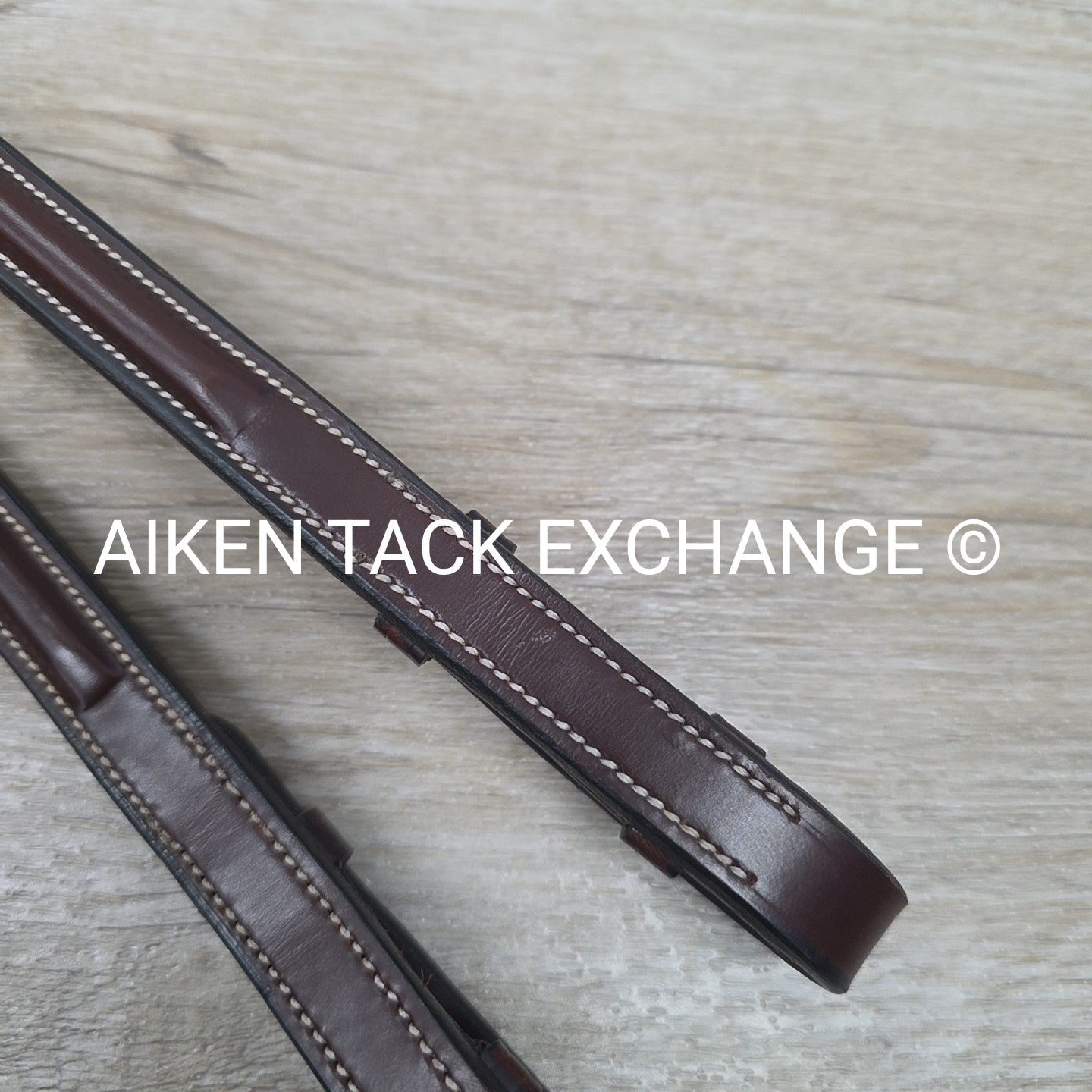 KL Select Square Raised Fancy Stitched Laced Reins, Brown, Size Full