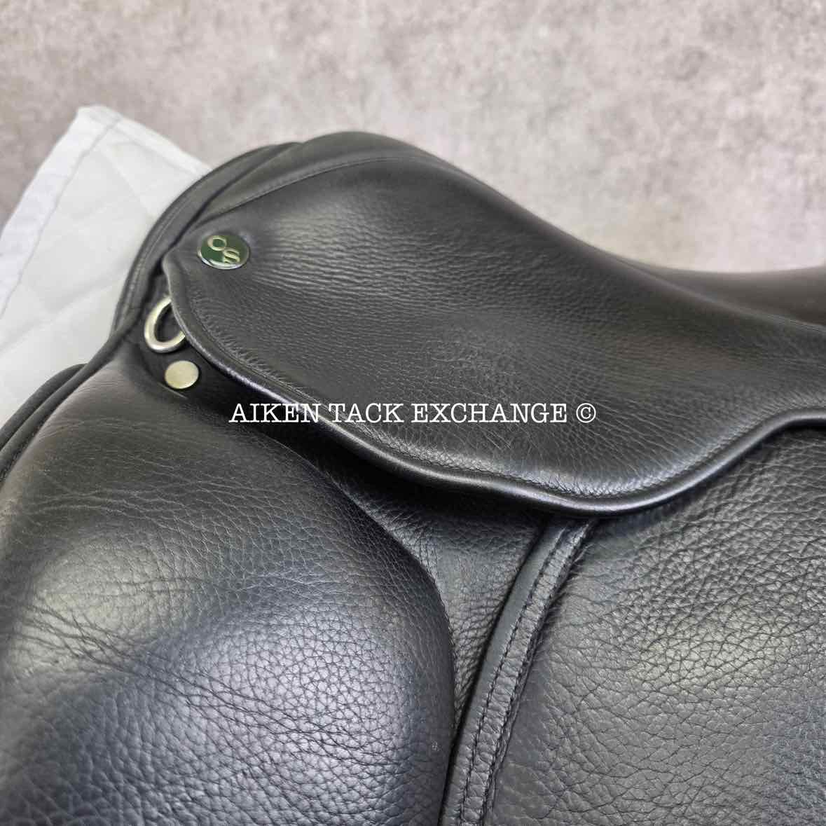 Cardanel Dressage Saddle, 18.5" Seat, Medium Wide Tree, Wool Flocked Panels