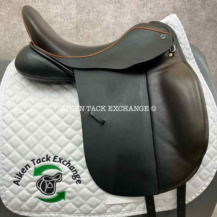 2019 Trilogy Amadeo Elite Dressage Saddle, 18" Seat, Medium Wide Tree, Wool Flocked Panels