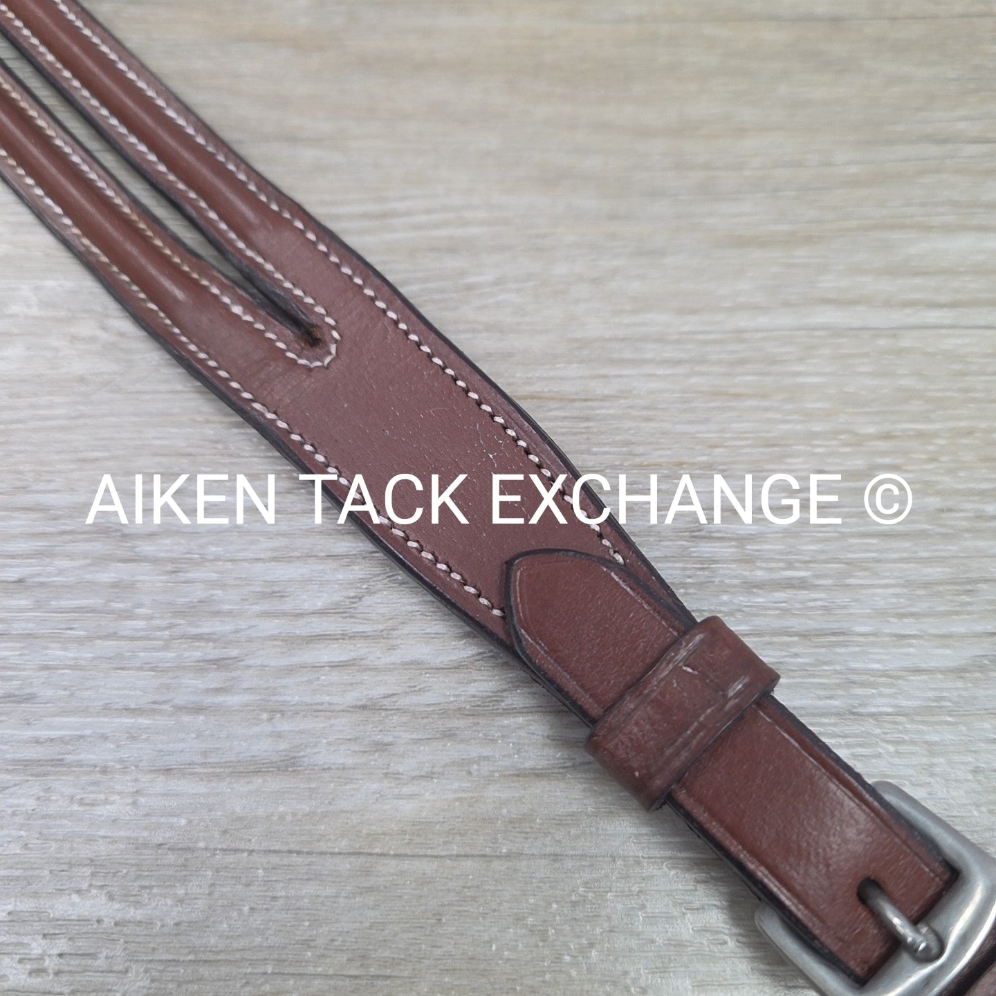 Plain Round Raised Running Martingale Attachment, Brown