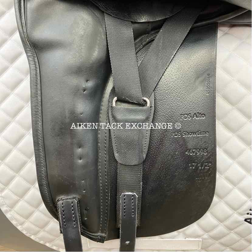 2015 PDS Carl Hester Showtime Alto Dressage Saddle, 17.5" Seat, Adjustable Tree - Changeable Gullet, Wool Flocked Panels