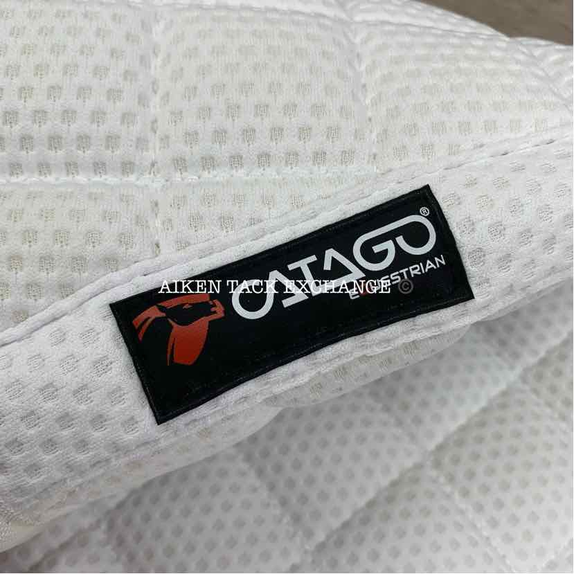 Catago FIR-Tech (Far Infrared Rays) Dressage Saddle Pad, White, Brand New