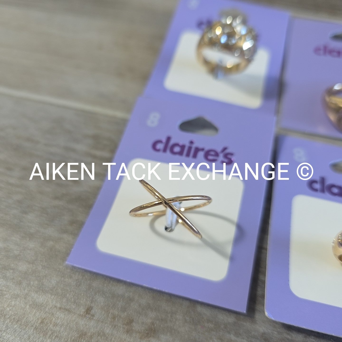 Claire's Rings (4) - Size 8