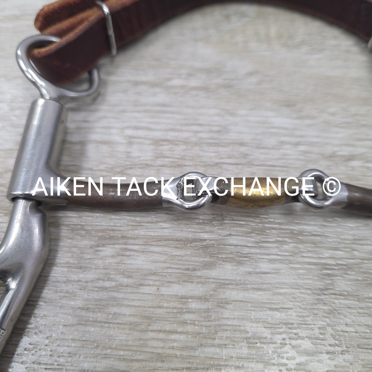 Bowman Bits Double Joint Tear Drop Curb Bit with Curb Strap 5.25"