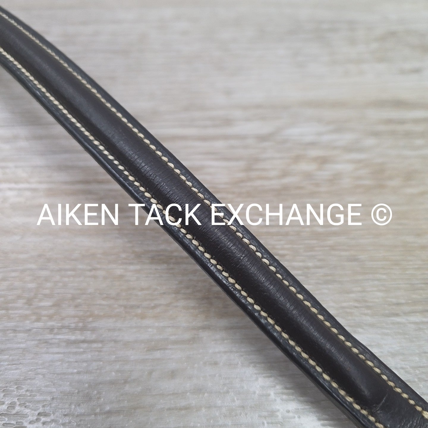 Round Raised Browband, Brown, Size 13.5"