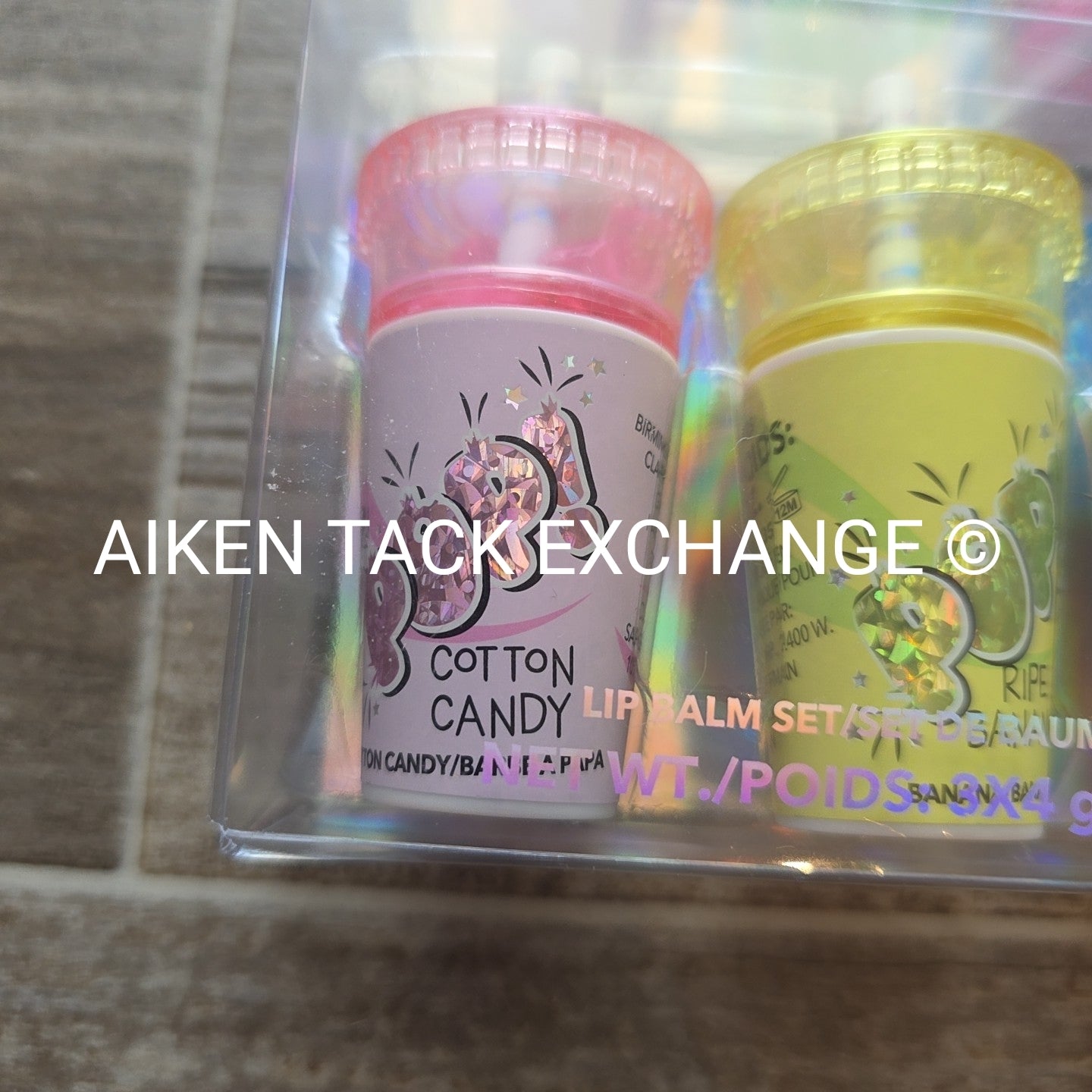 Claire's Lip Balm Sets (2) - 3 Count Per Each Set (6 Total)