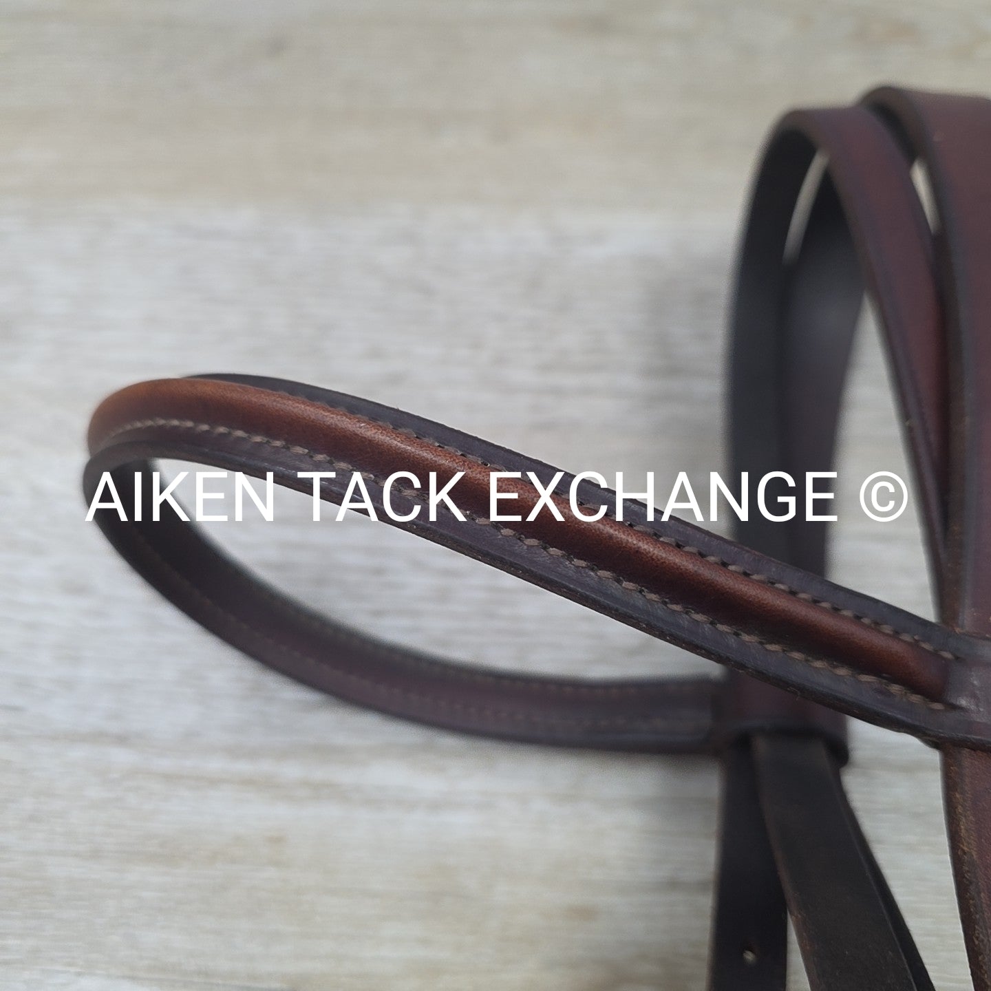 Stubben Bridle with Laced Reins, Brown, Size Full (has damage)