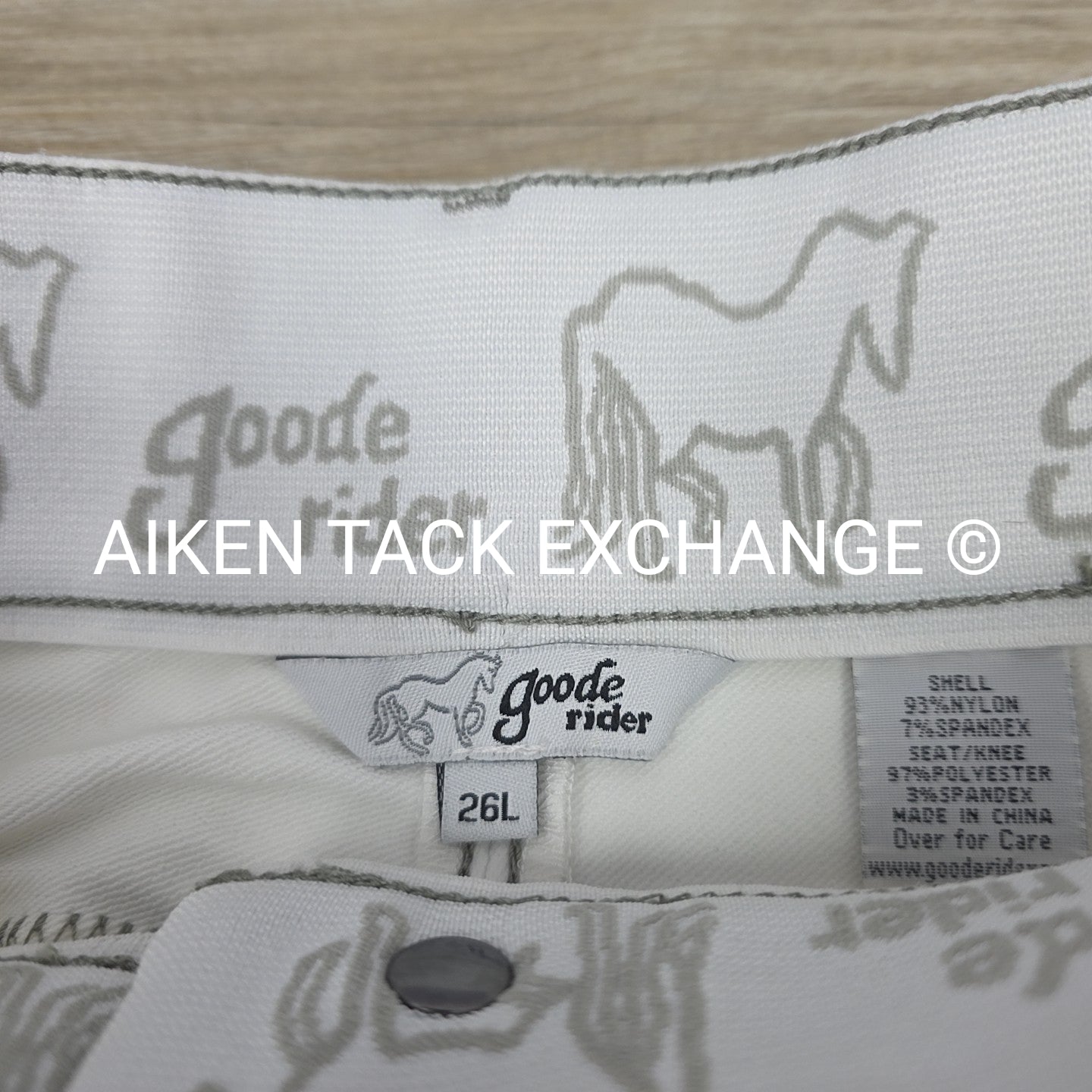 Goode Rider Full Seat Breeches, Size 26 L