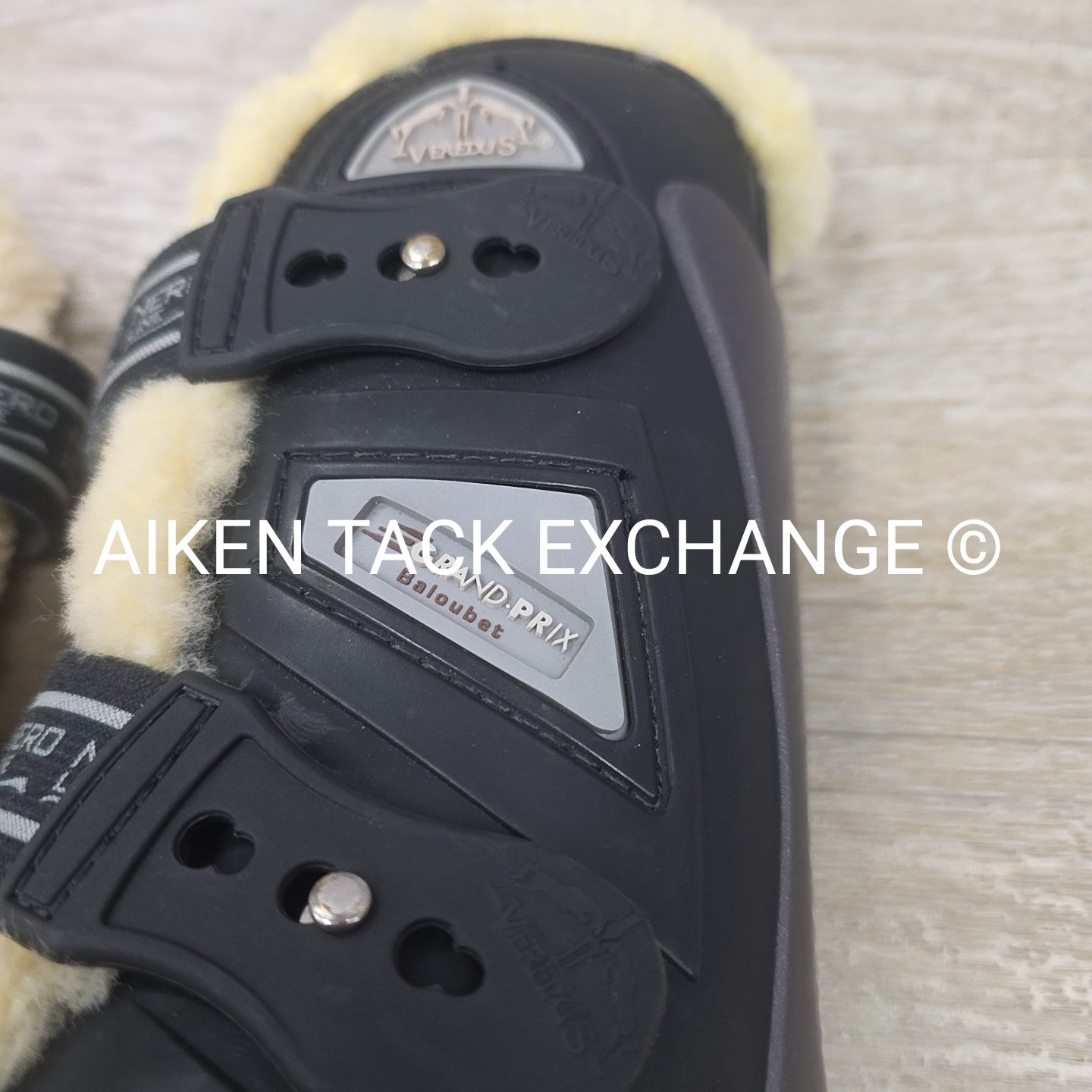 Veredus Nero Line Grand Prix Baloubet Sheepskin Tendon Boots, Size Large