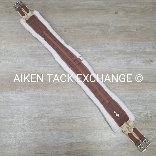 Toklat Fleece Girth with Double End Elastic, Brown, 52"