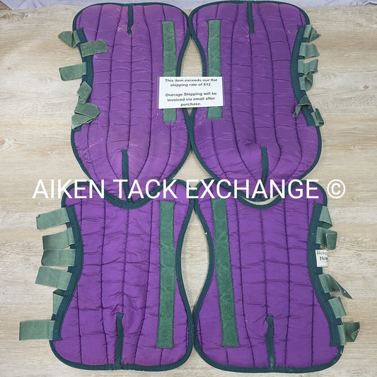 Horseware Fleece Lined Shipping Boots, Front & Hind Set