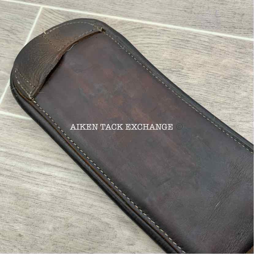 Voltaire Padded Leather Anatomic Short Girth, Brown, 24" (has blemishes)