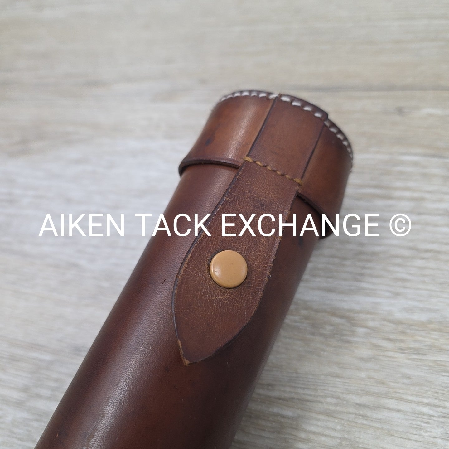 Antique Travel Flask with Leather Case, Made in Germany