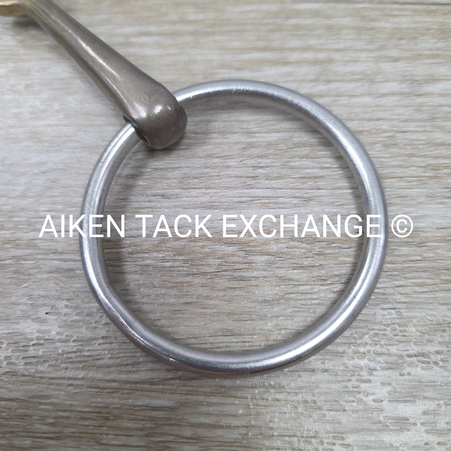 Korsteel German Silver Single Joint Loose Ring Bradoon Bit 5.5"