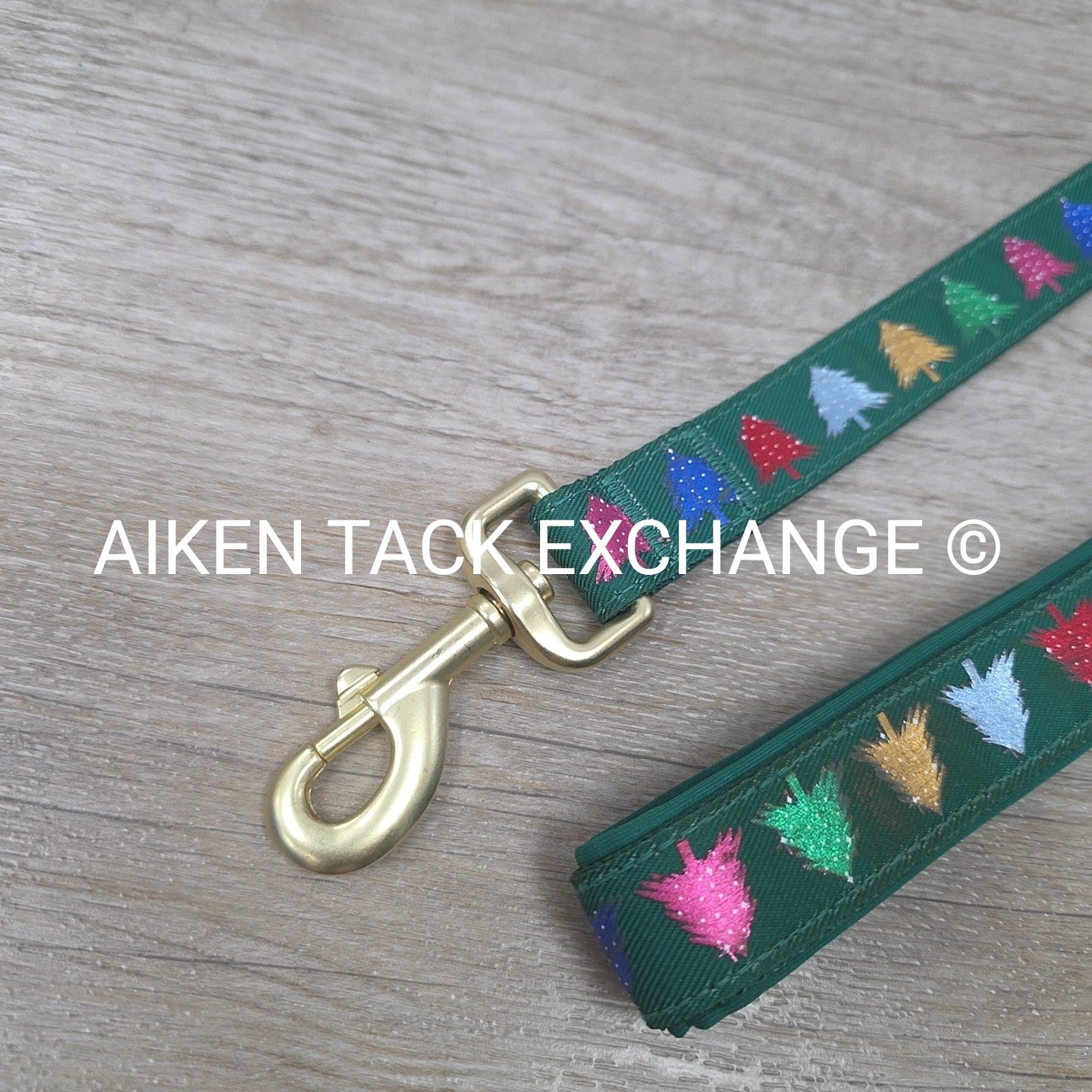 Holiday Pattern Dog Harness + Leash, Size Small