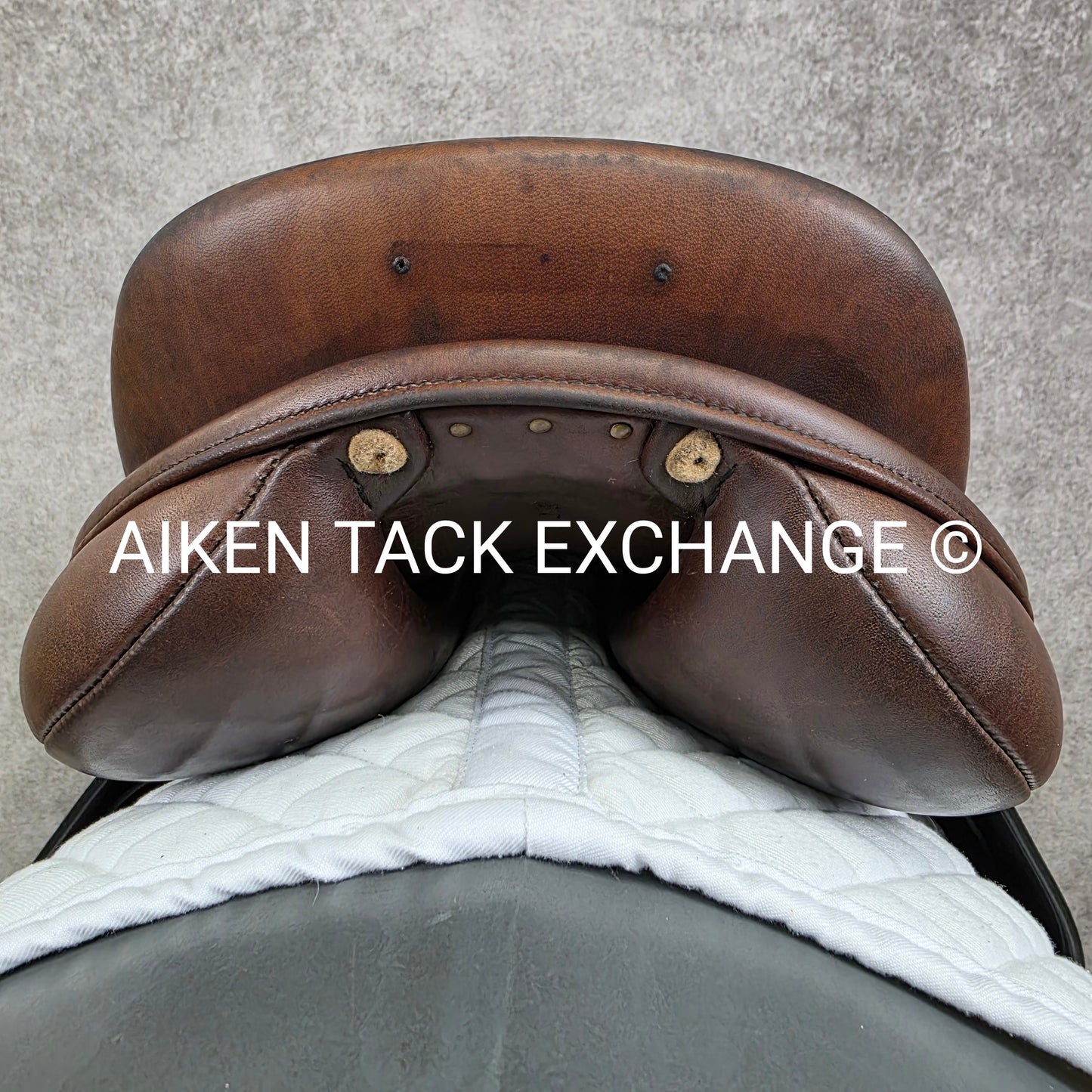 **SOLD** 2002 Schleese Leslie Jump Saddle, 17.5" Seat, Medium Wide Tree, Wool Flocked Panels