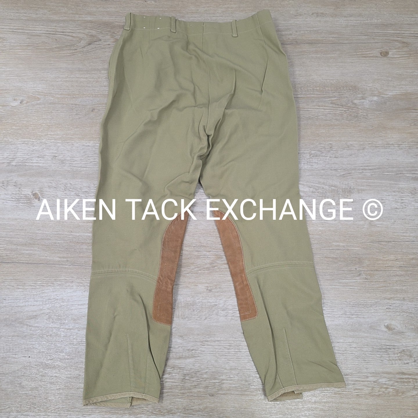 BARGAIN BUNDLE: 3 Pairs Tailored Sportsman Size Zip Knee Patch Breeches, 32