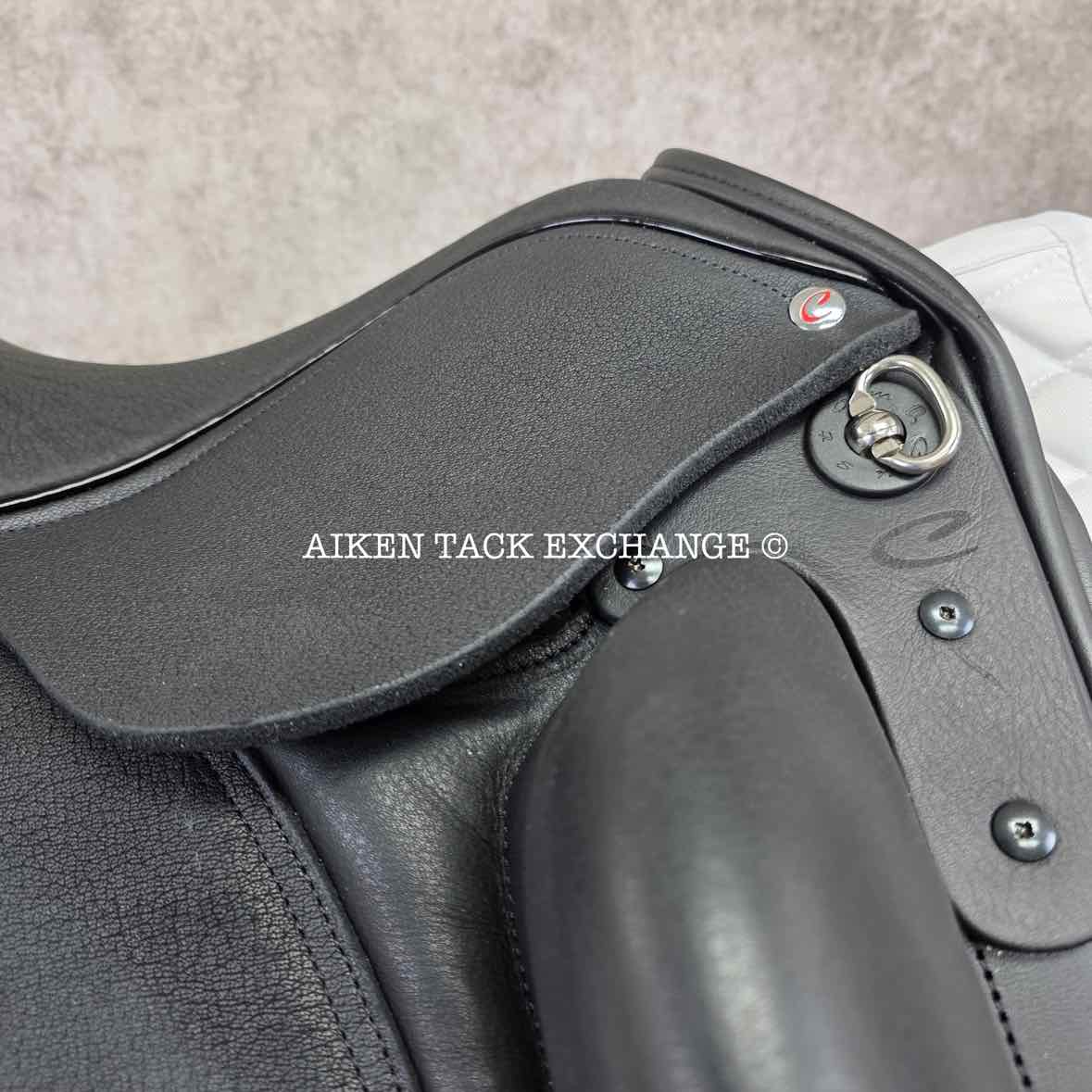 2025 Custom Saddlery Wolfgang Constanze 2 Monoflap Dressage Saddle, 17.5" Seat, Adjustable Tree, Wool Flocked Panels