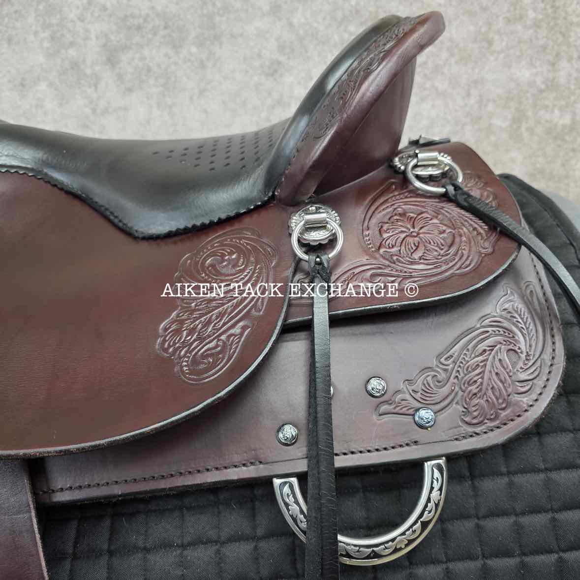 2021 Tucker 295 Horizon Wanderer Trail Western Saddle, 18.5" Seat, Extra Wide Tree