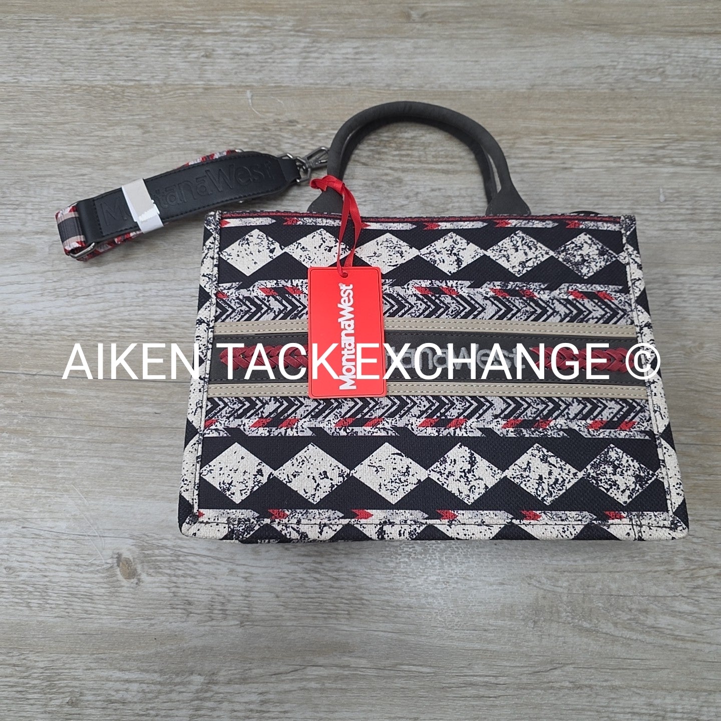 Montana West Small Canvas & Suede Tote Bag