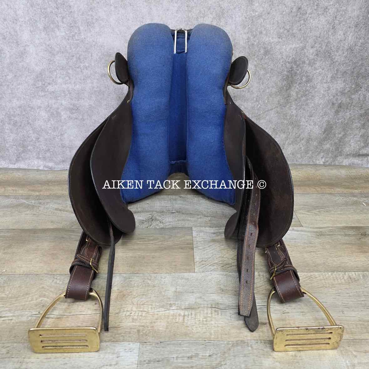 Down Under Saddle Supply Australian Stock Saddle, 16" Seat (Western) - 18" Seat (English), Medium Tree