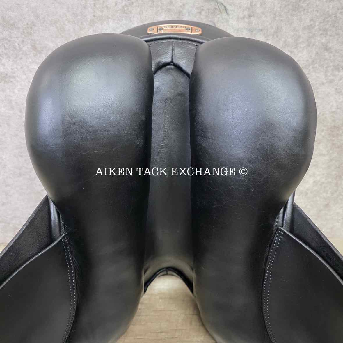 2003 Stubben Maestoso Dressage Saddle, 17" Seat, 32cm Tree - Extra Wide, Wool Flocked Panels