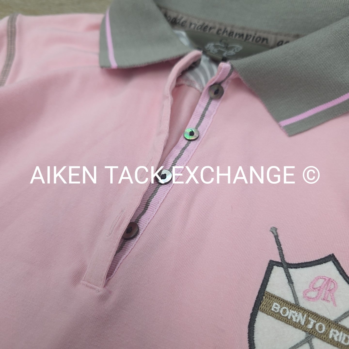 Goode Rider Champion Polo Long Sleeve Top, Youth 16