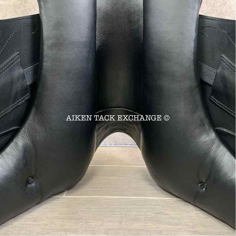 **SOLD** 2016 Prestige Passion K Monoflap Dressage Saddle, 18'" Seat, 34 Tree - Medium Wide, Wool Flocked Panels