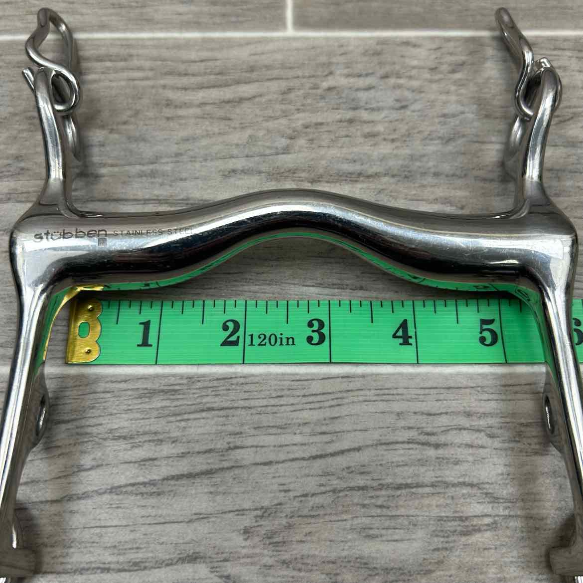 Stubben Hollow Ported Weymouth Bit 5"