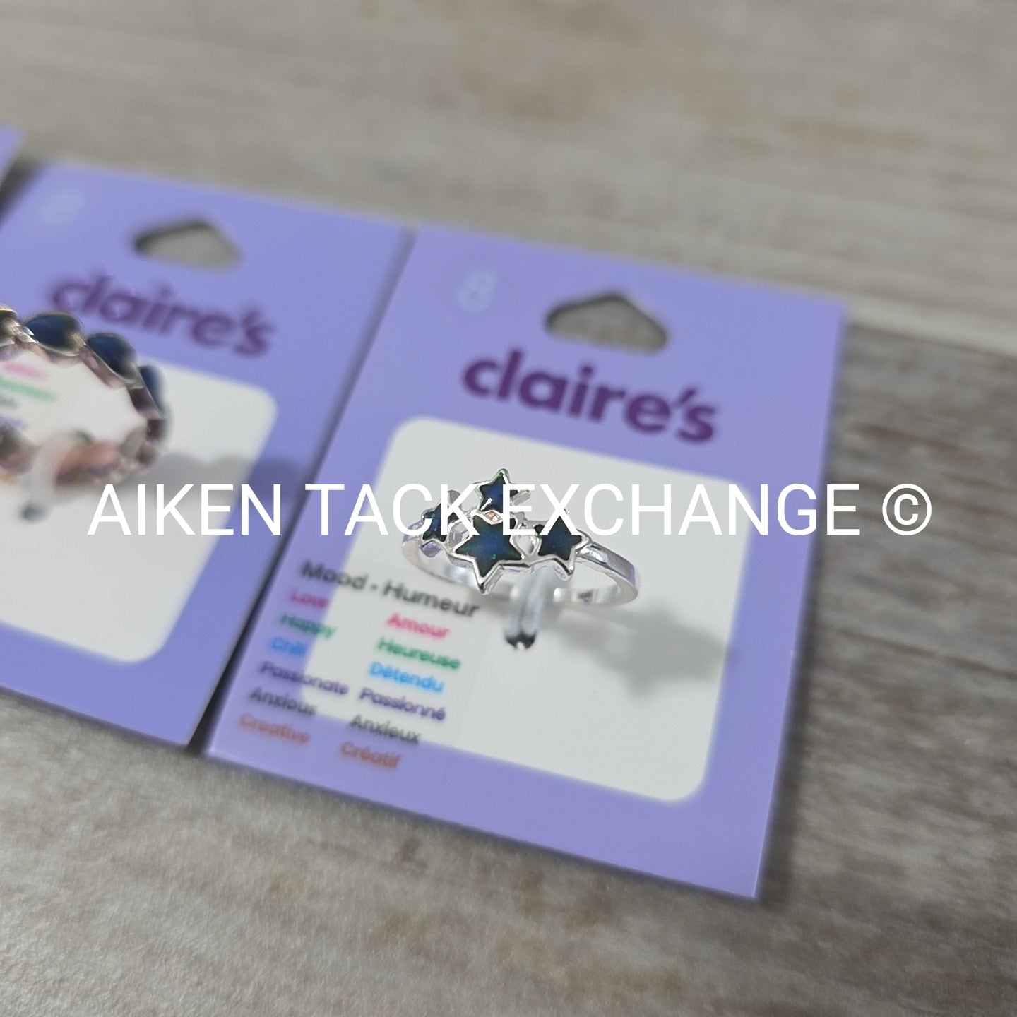 Claire's Mood Rings (3) - Size 8