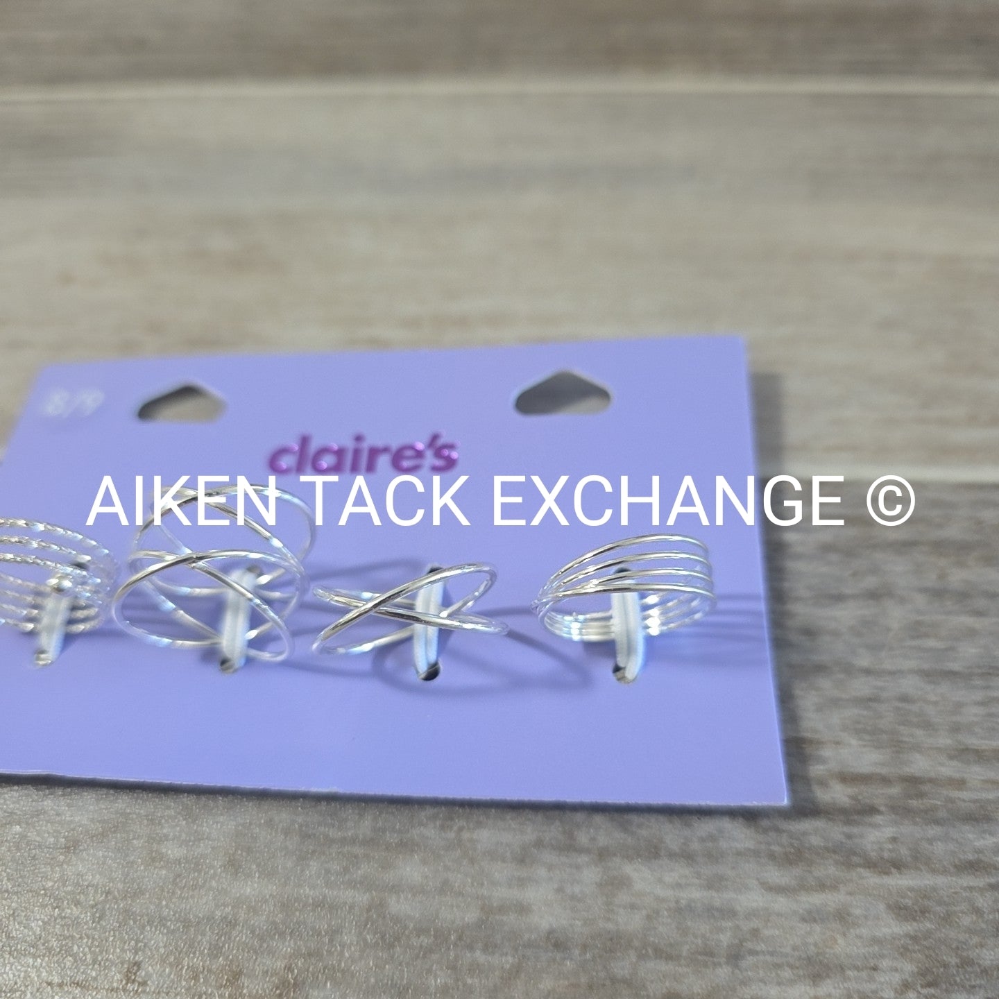 Claire's Ring Set (4) - Size 8/9