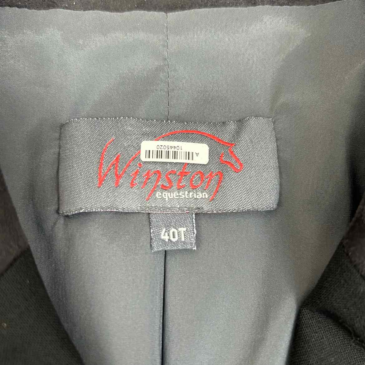 Winston Equestrian Show Coat, Size 40 Tall
