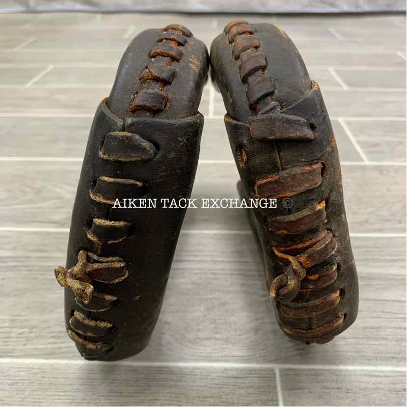 Leather Covered Western Stirrups