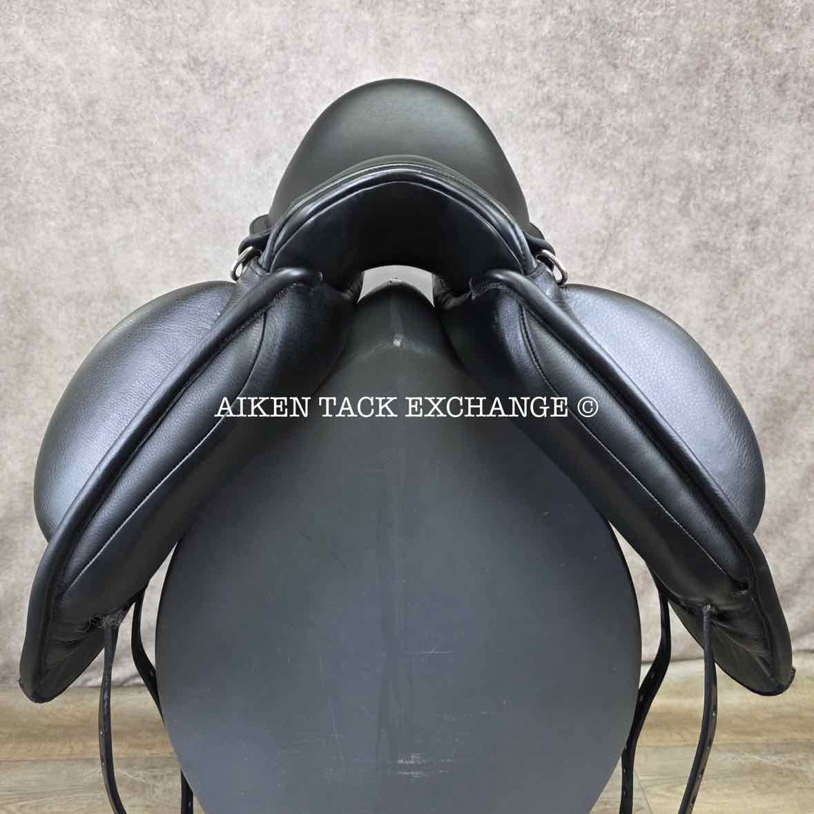 2023 Envy by Custom Saddlery Motion Monoflap Dressage Saddle, 18" Seat, Adjustable Tree, Wool Flocked Panels