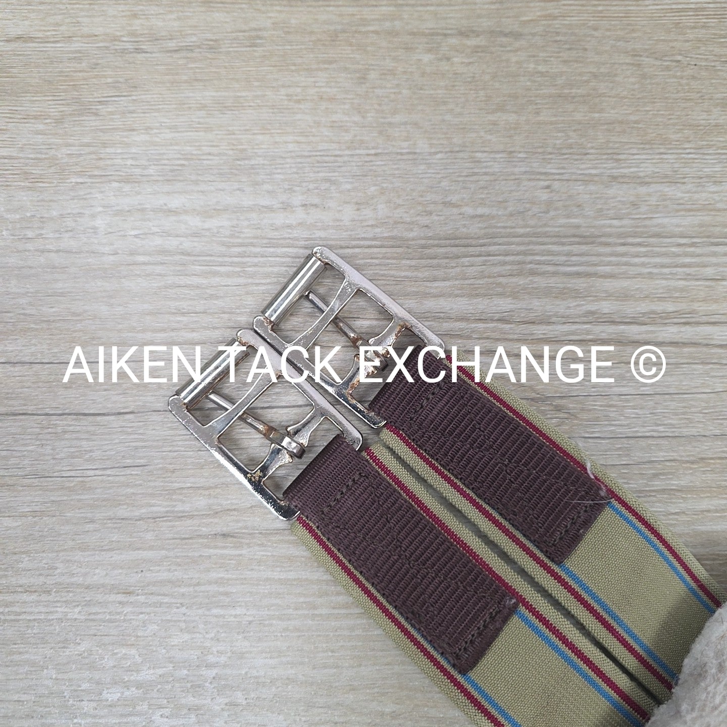 HFP Fleece Girth with Double End Elastic, Brown, 58"