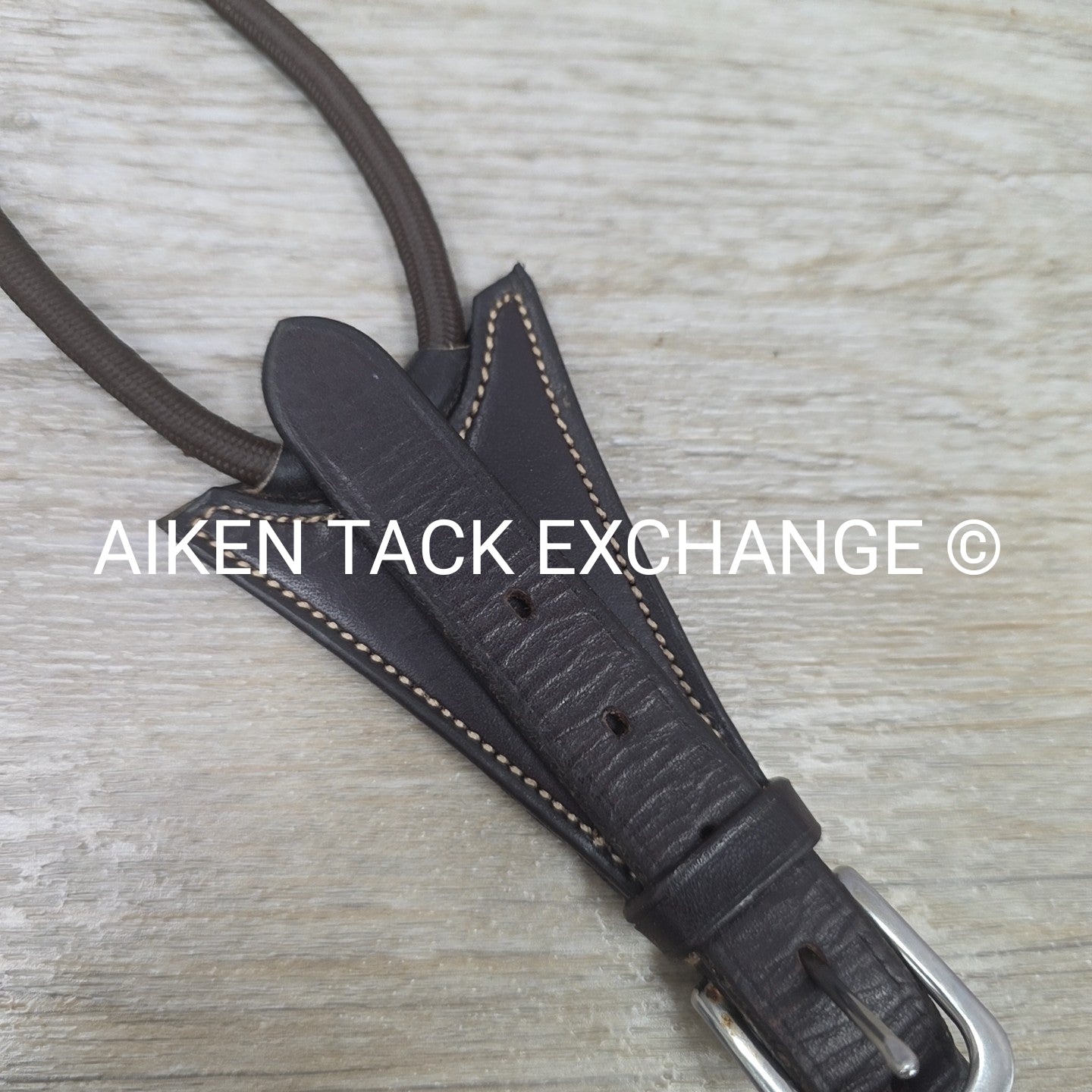Adjustable Running Martingale Attachment, Brown, Size Full