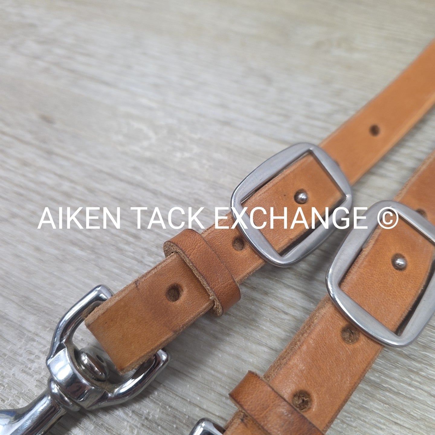 Flat Leather Reins with Snap Ends