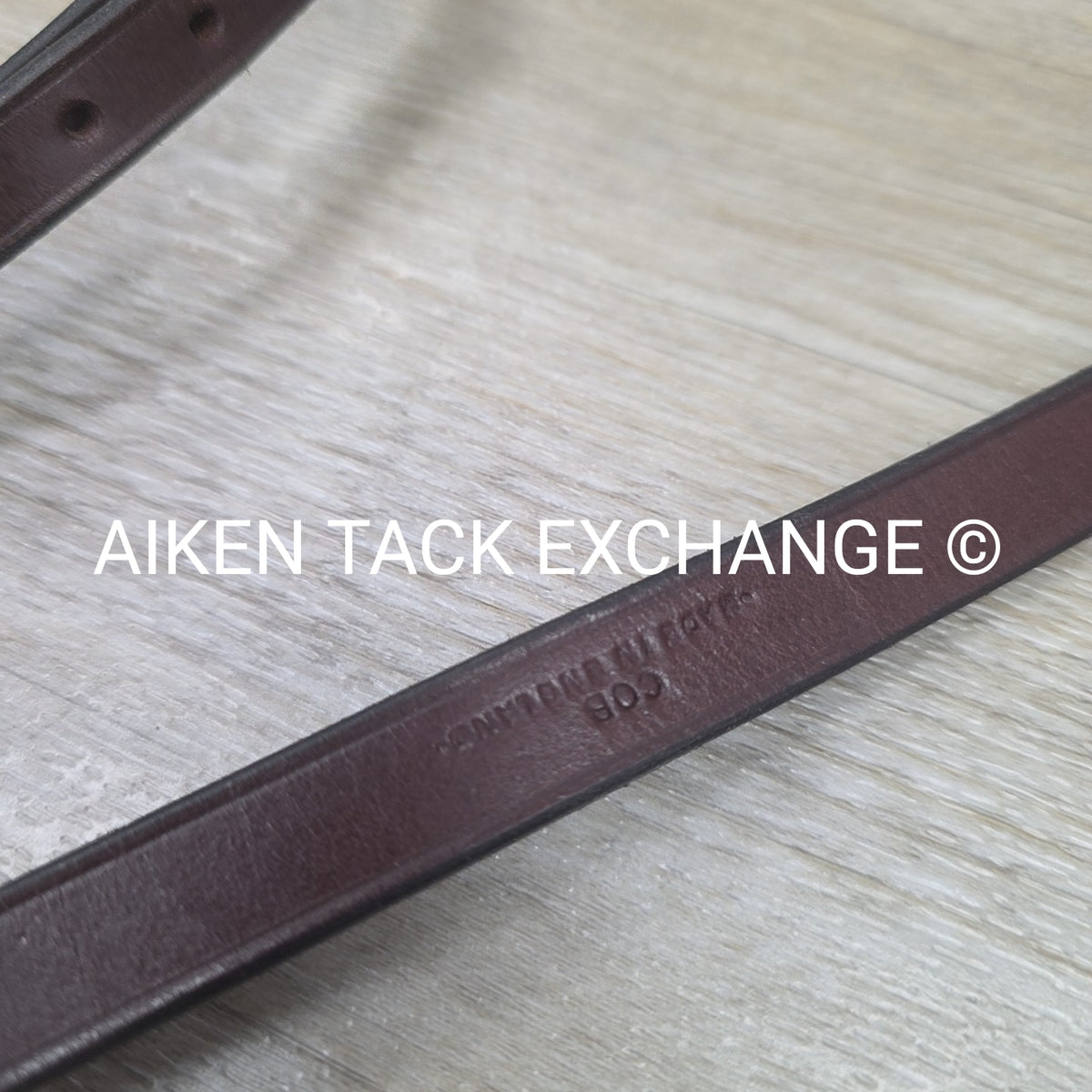 Plain Flat Standing Martingale, Brown, Size Full