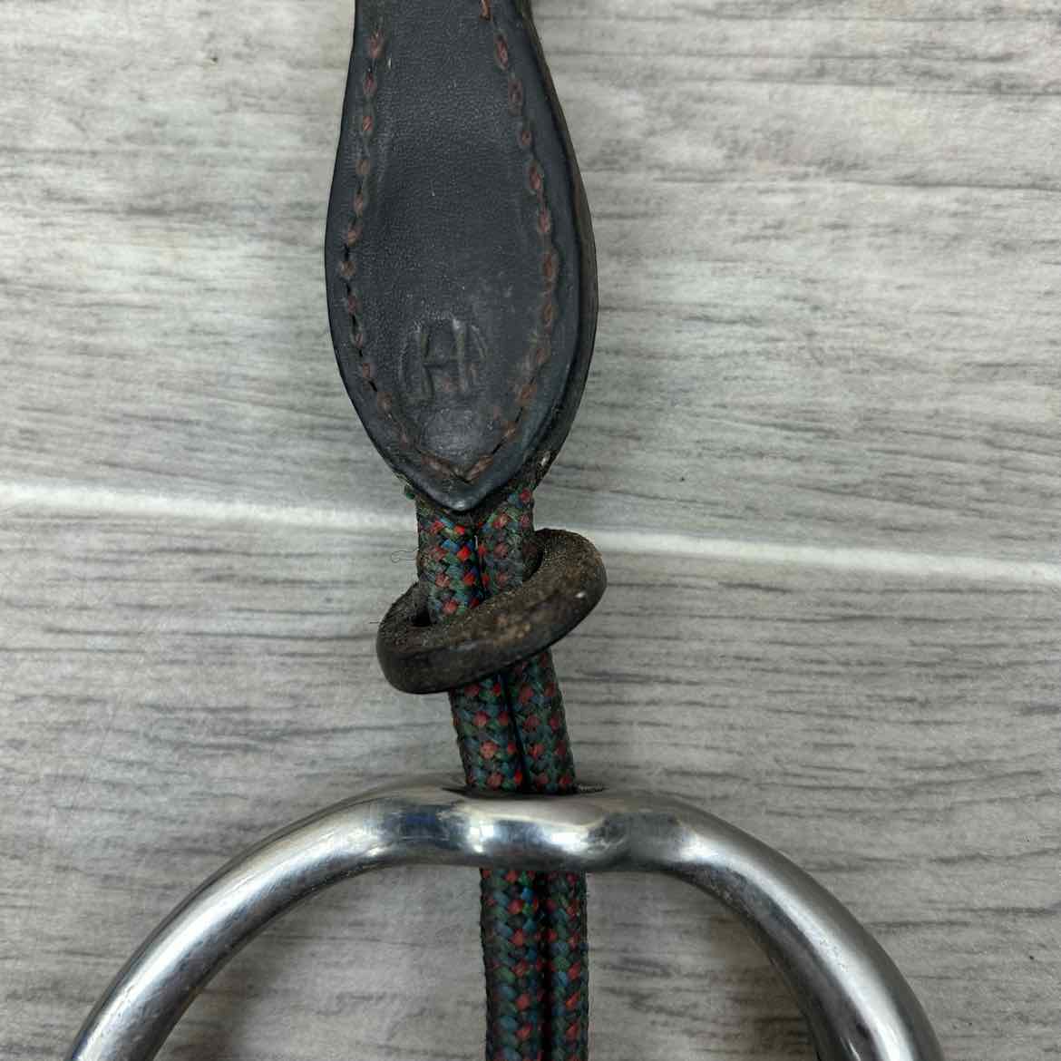 Korsteel Single Joint Eggbutt Gag Bit with Nunn Finer Rope Cheek Pieces, 5.5"