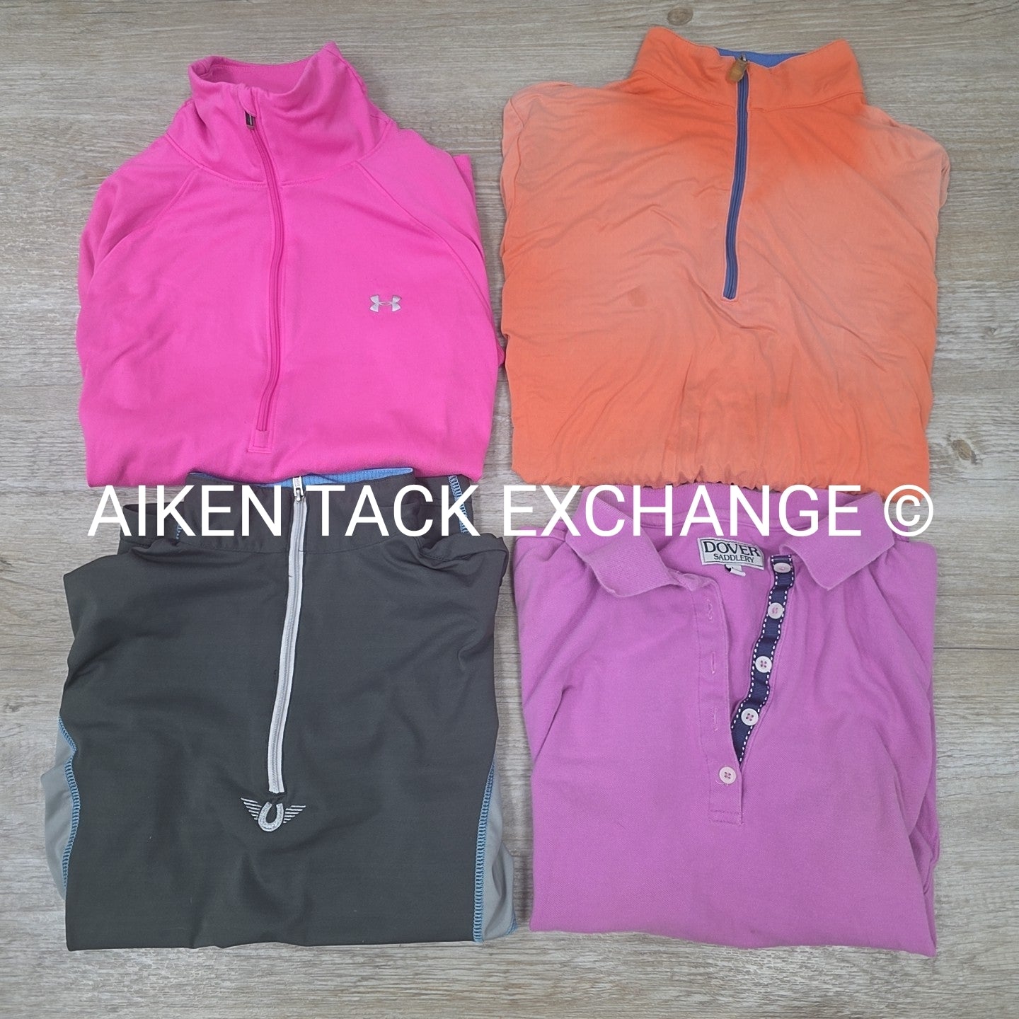 BARGAIN BUNDLE: 2 Long Sleeve Tops & 2 Short Sleeve Tops, Size Large