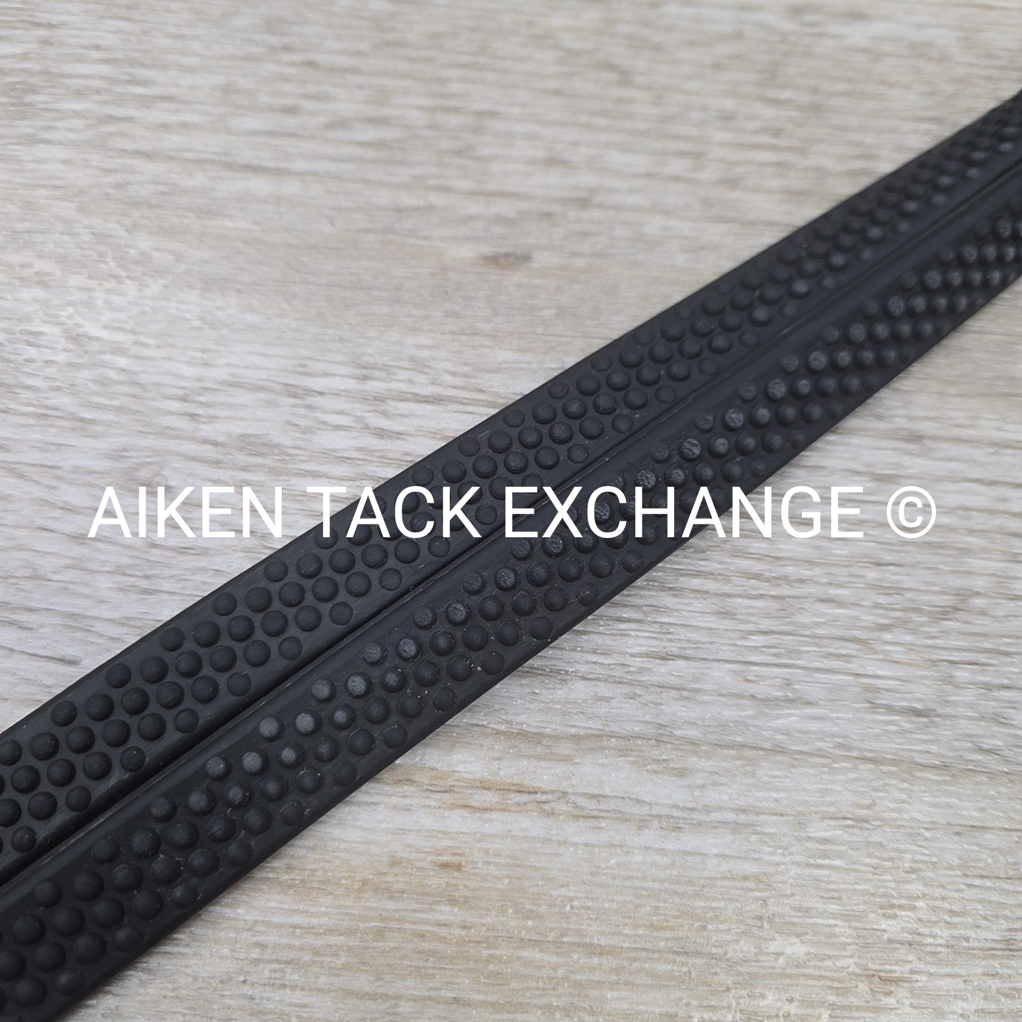 Horseware Micklem Rubber Reins, Black, Size Full (54")