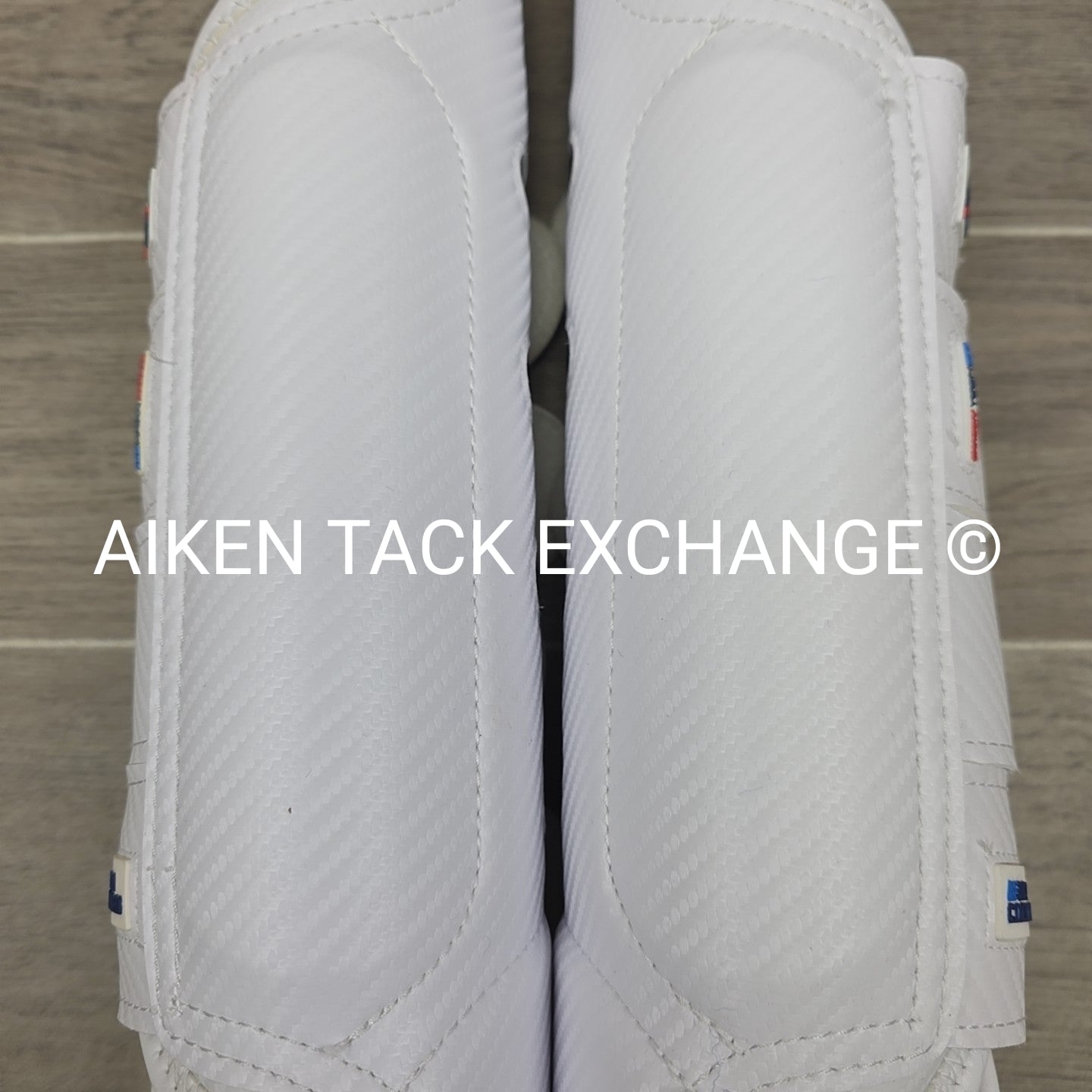PEI Carbon Tech Air Cooled Eventing Boots, Hind, White, Size Large