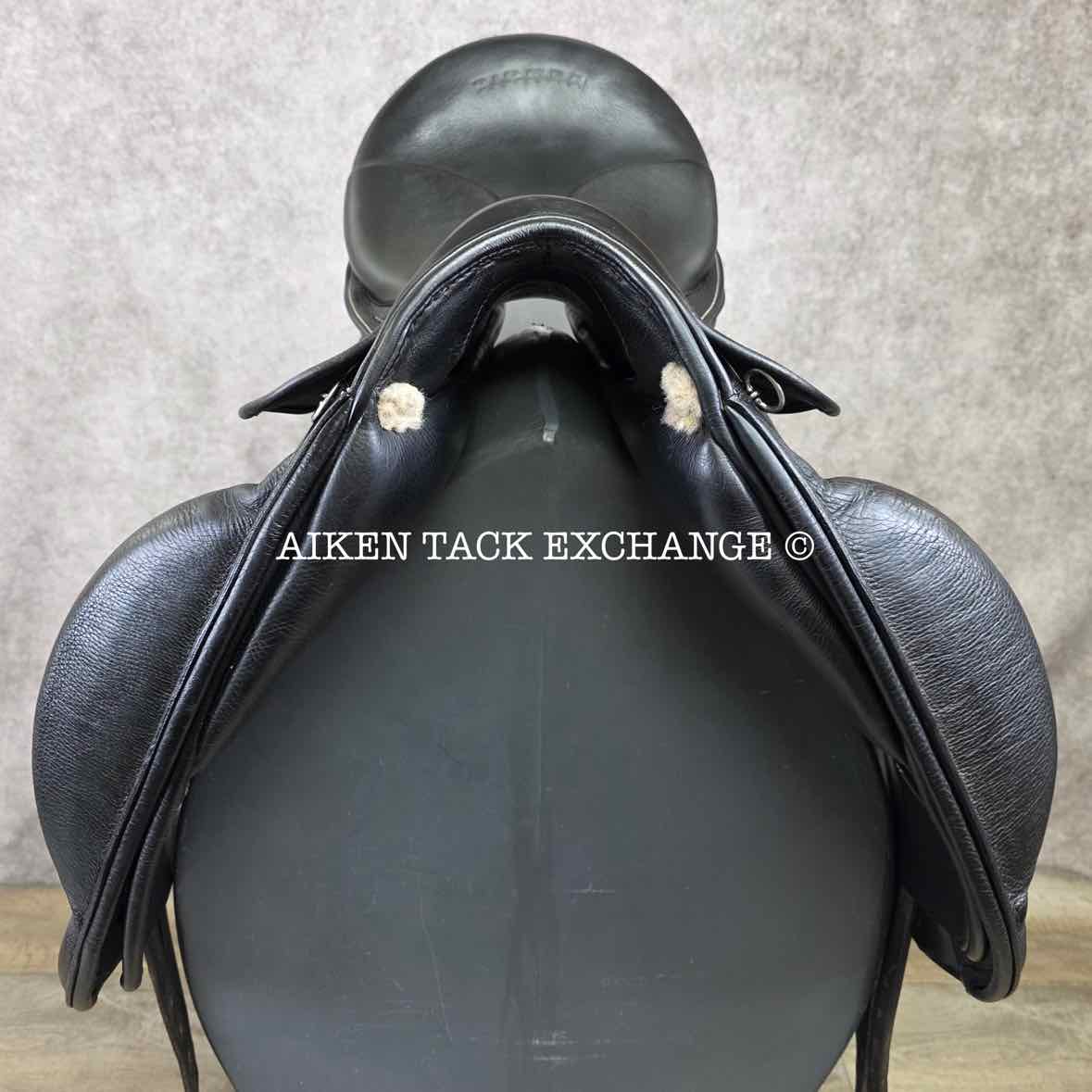 2015 Stubben Genesis Deluxe CL NT Dressage Saddle, 17.5" Seat with Biomex, 28cm Tree - Medium Narrow, Wool Flocked Panels